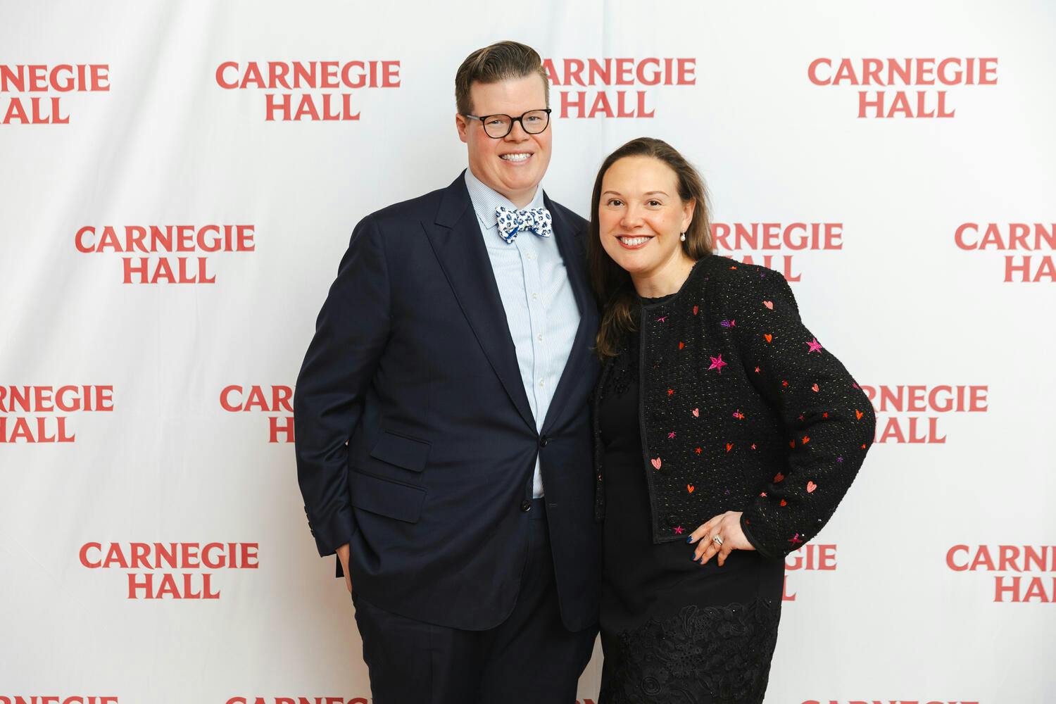 Celebration attendees pose for a photo