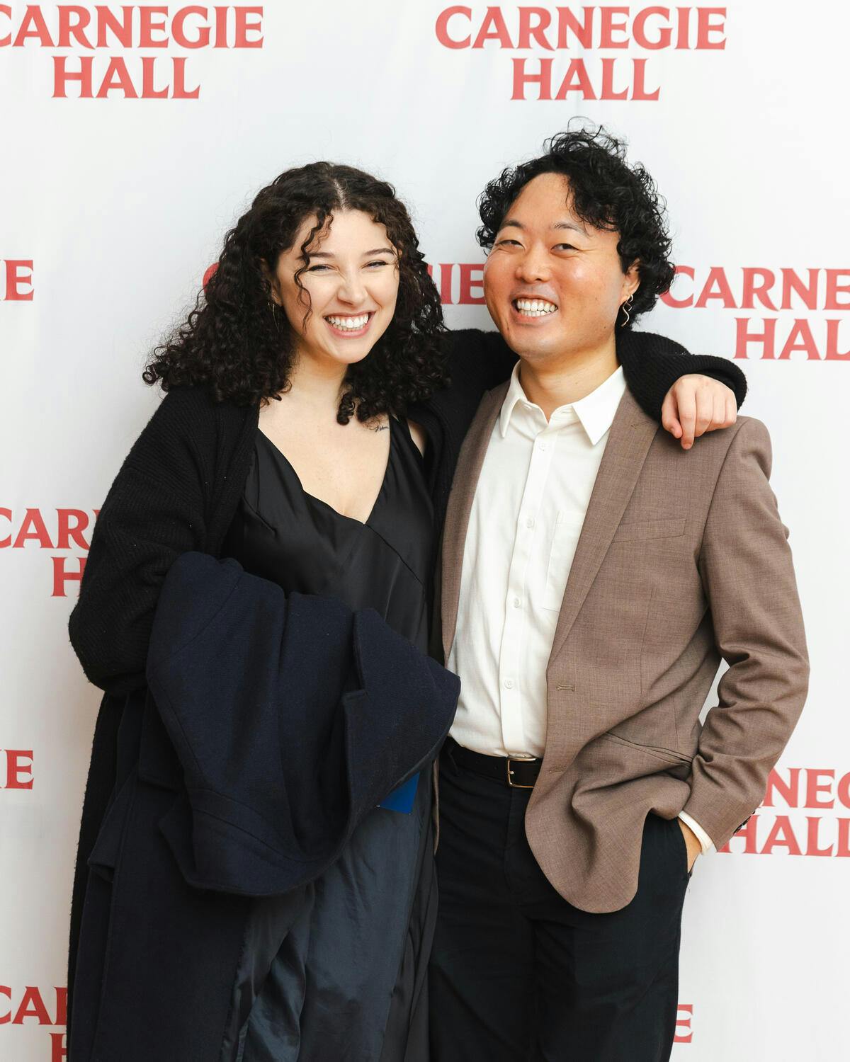 Celebration attendees pose for a photo