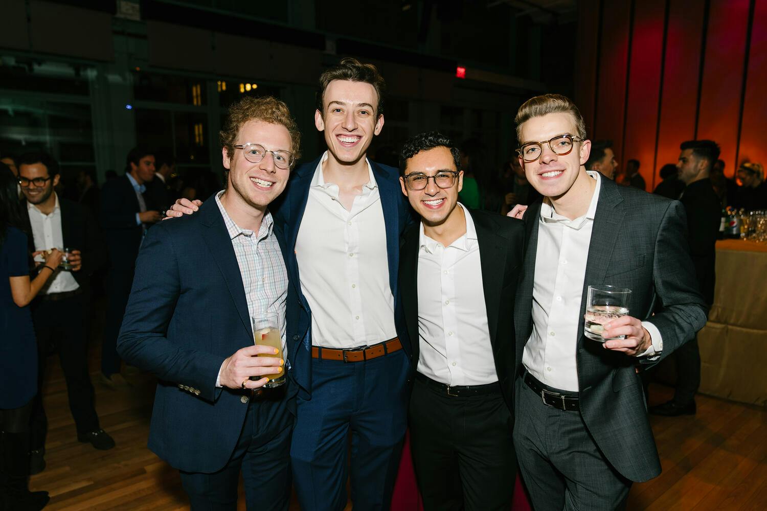 Celebration attendees pose for a photo