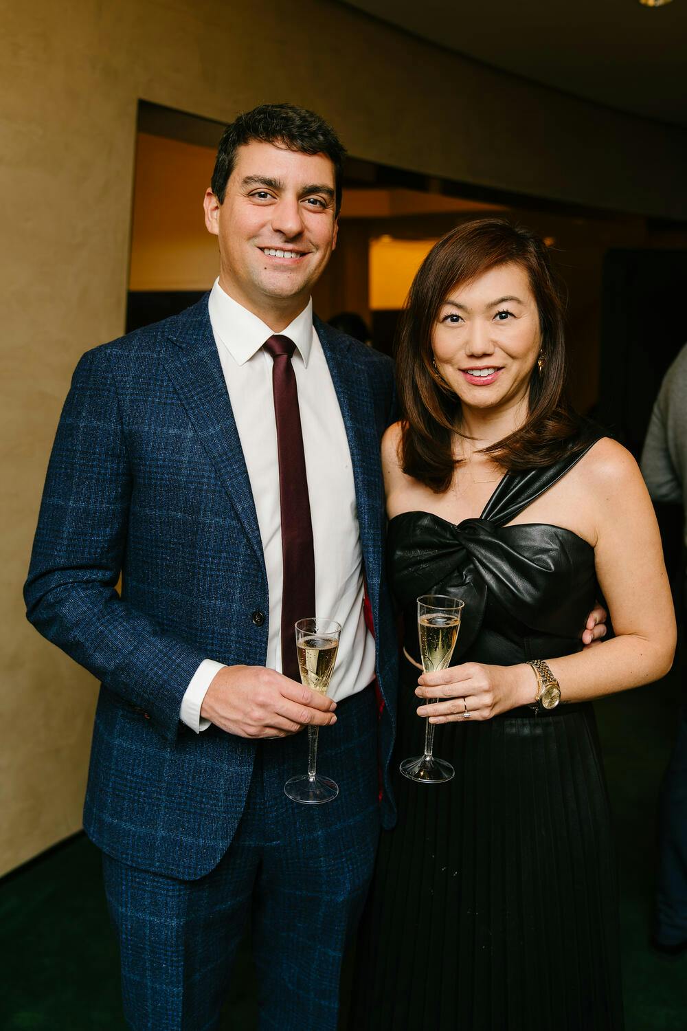 Celebration attendees pose for a photo