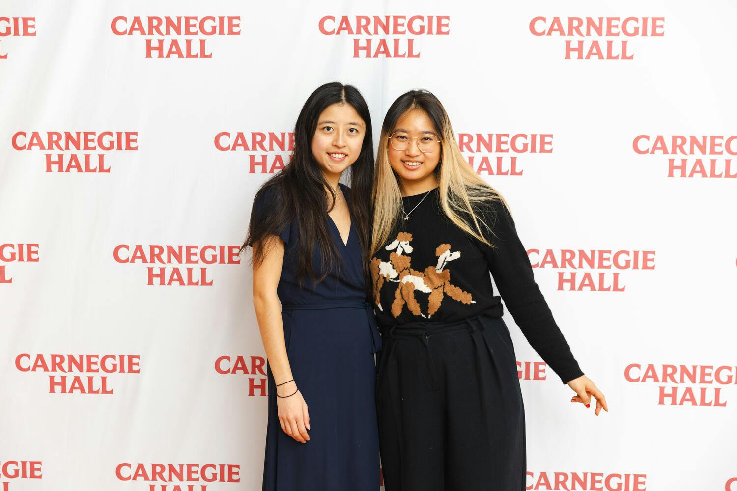 Celebration attendees pose for a photo