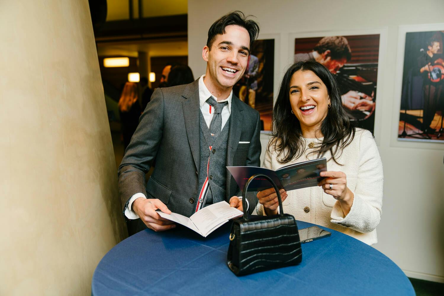 Celebration attendees pose for a photo
