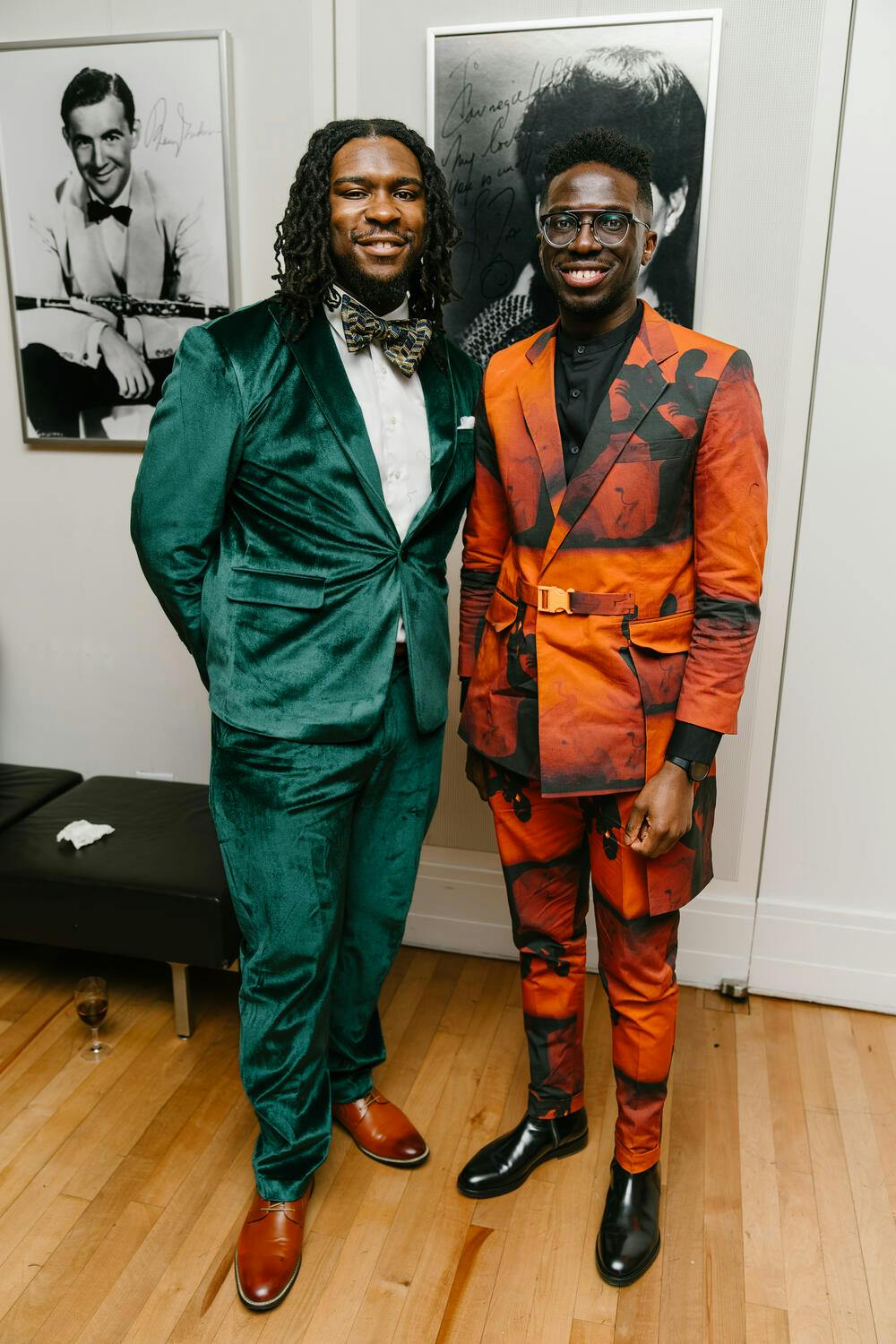 Celebration attendees pose for a photo