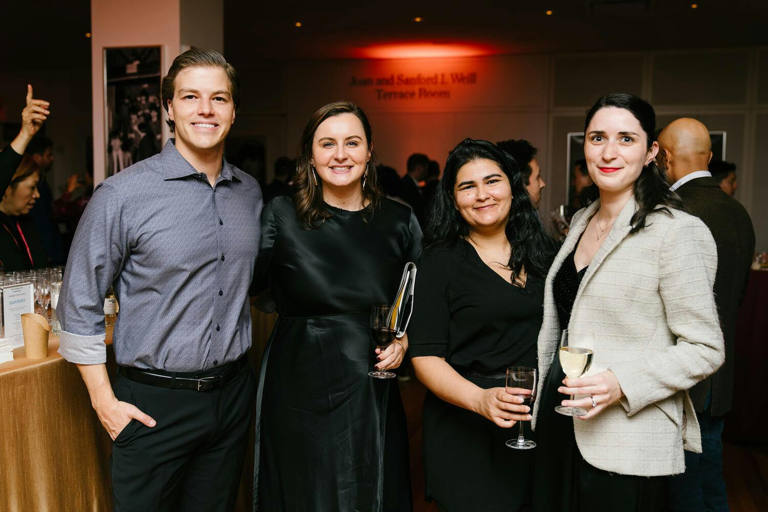 Celebration attendees pose for a photo