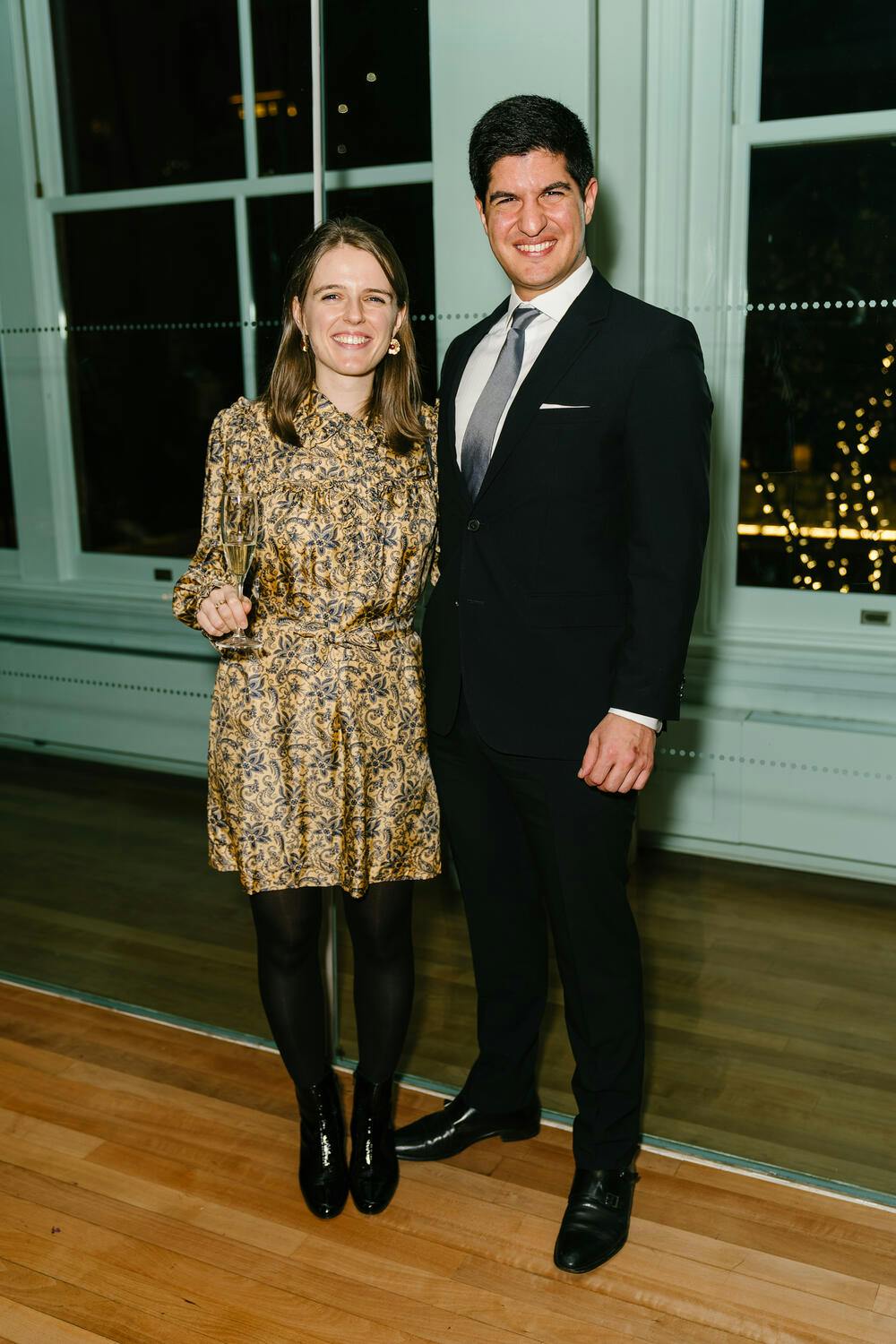 Celebration attendees pose for a photo