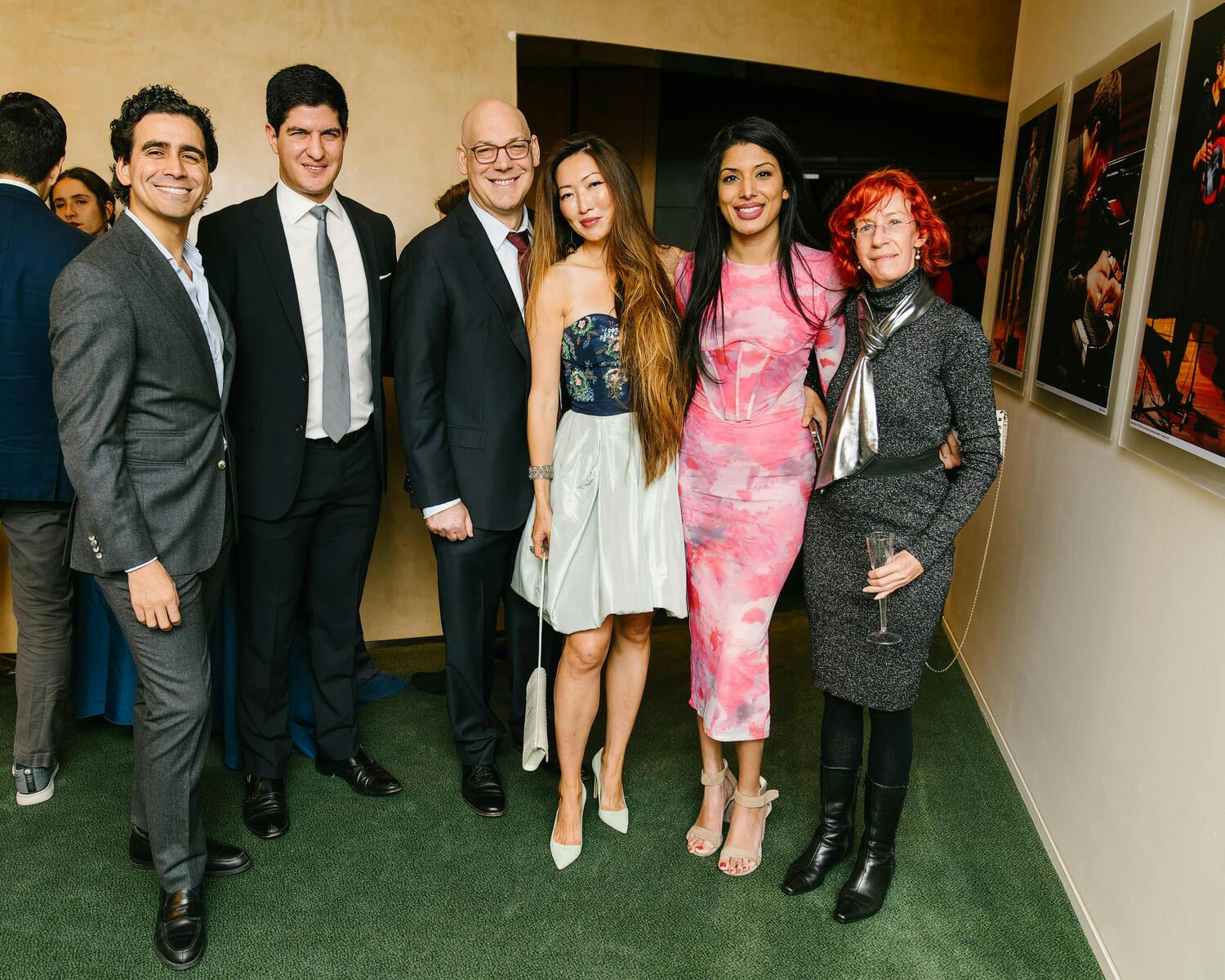 Celebration attendees pose for a photo