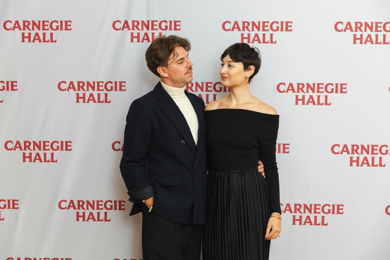 Celebration attendees pose for a photo