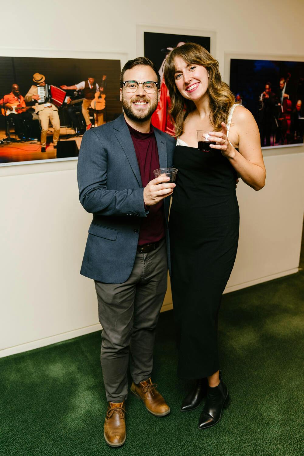 Celebration attendees pose for a photo