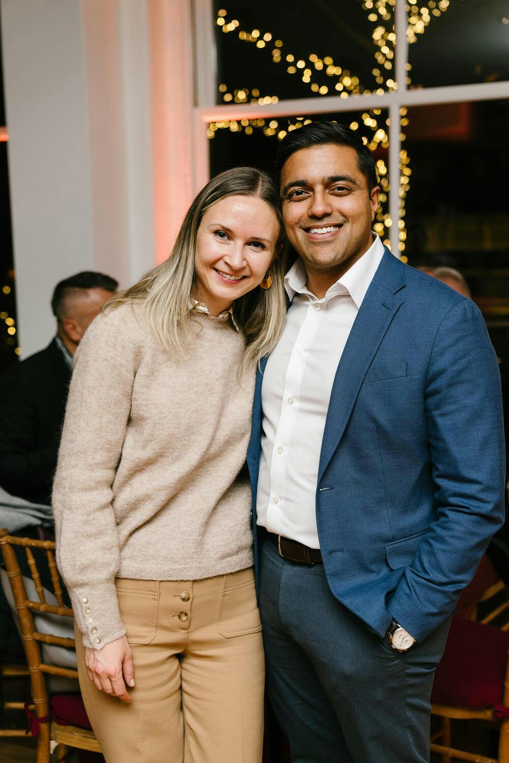 Celebration attendees pose for a photo