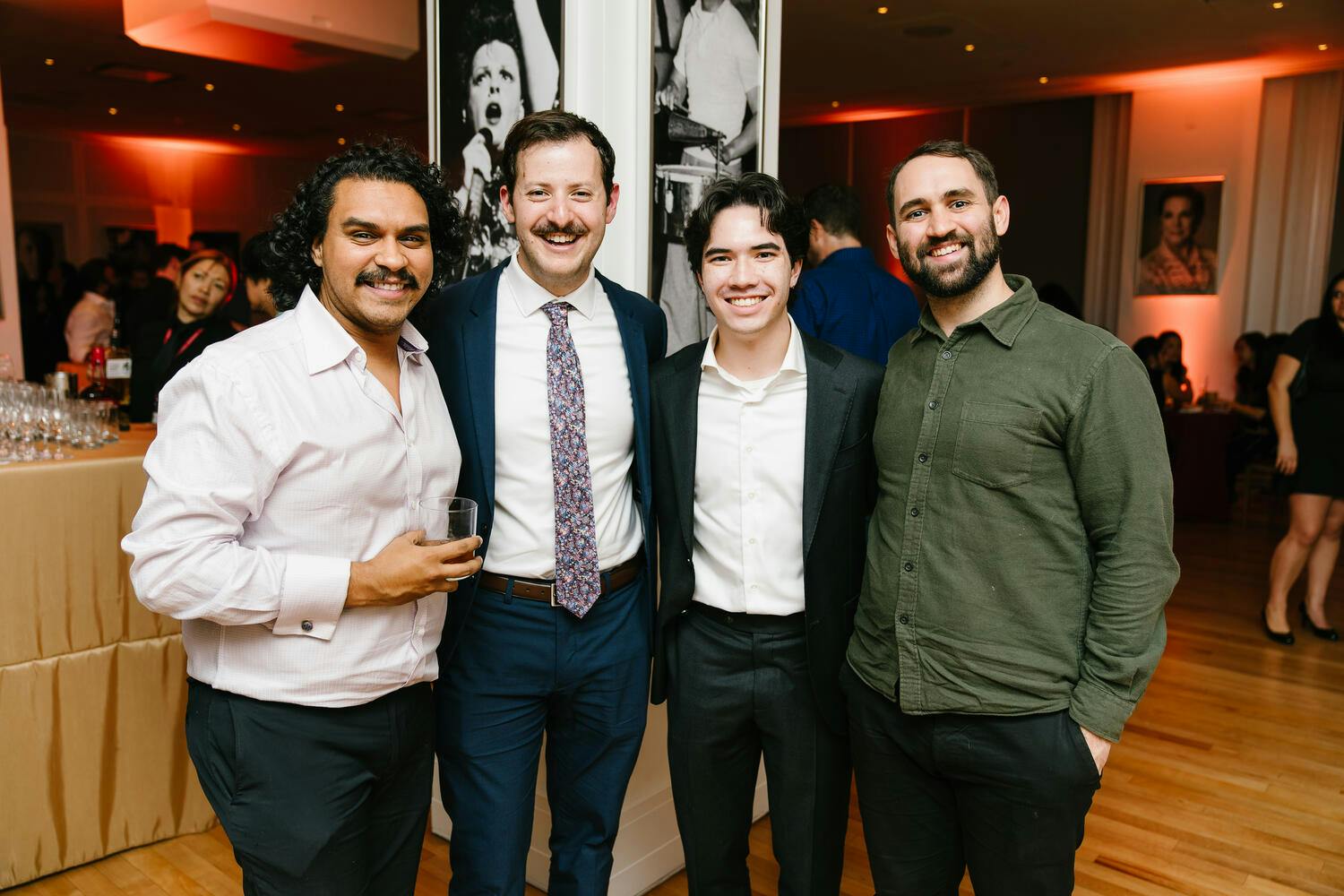 Celebration attendees pose for a photo