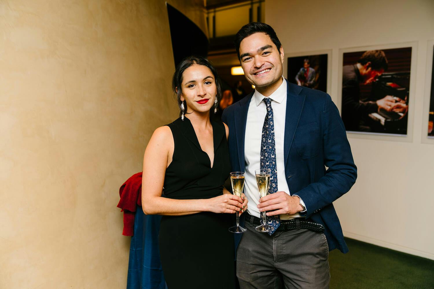 Celebration attendees pose for a photo