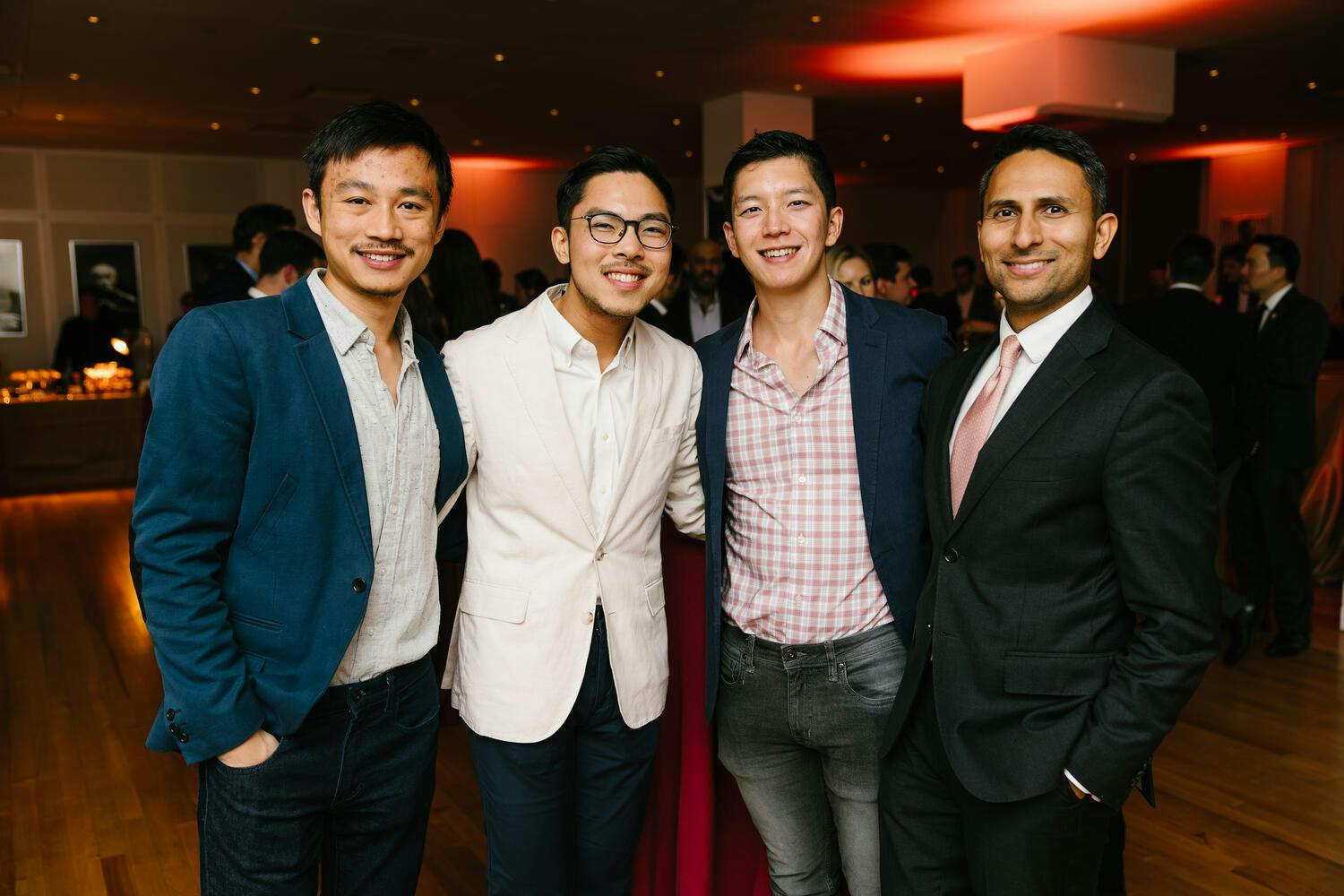 Celebration attendees pose for a photo