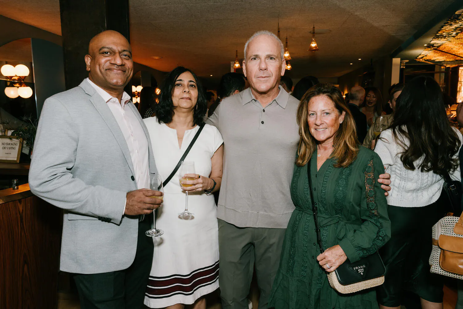 Sanjay Ponnaiya, Nupur Johri, Ken and Kimberly Barkoff 