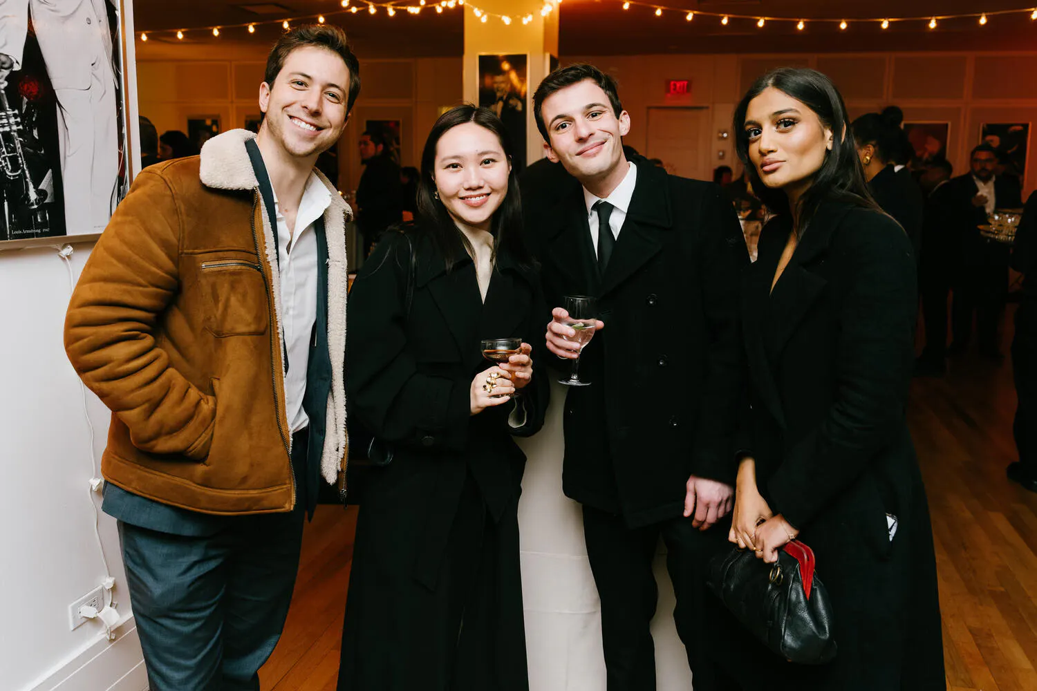 Liam Elkind, Anu Otgonbayar, Cameron Kasky, and Guest