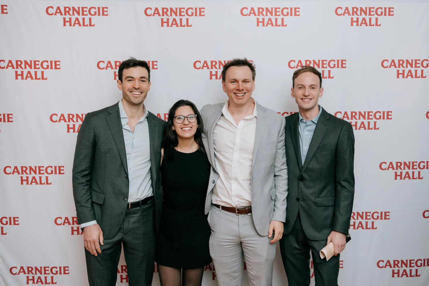 Owen McTigue, Nora Brickner, Eric Fischer and Cade Leslie
