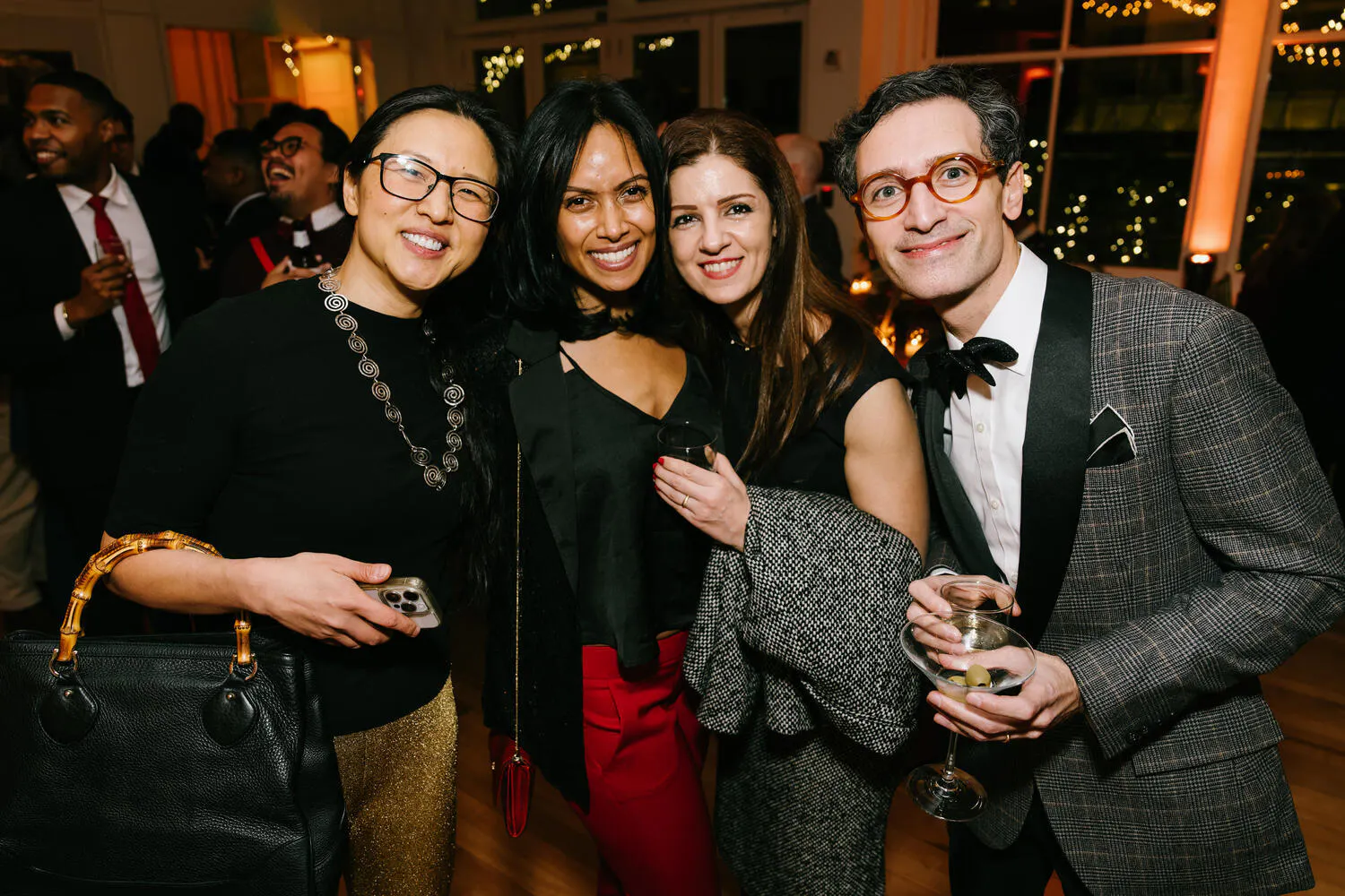 Grace Kim, Rohita Land, Ghada and Zia Mahmassani 