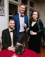 Notables: Jamie Barton after party guests.