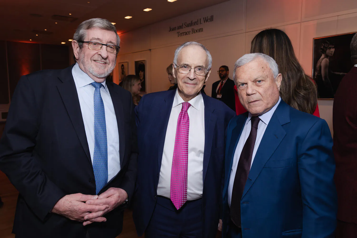 Michael Dowling, Clive Gillinson, and Sir Martin Sorrell