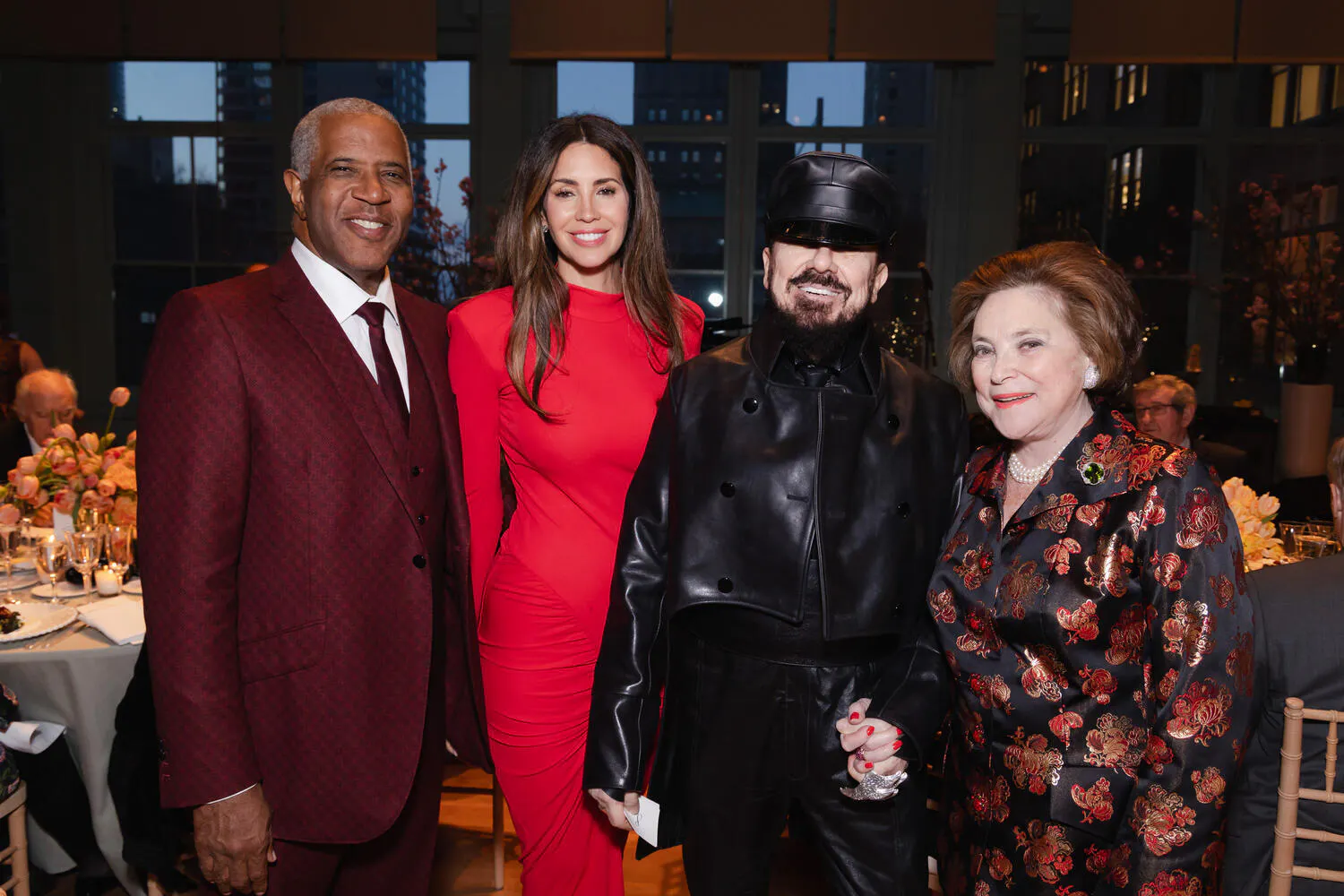 Robert F. Smith, Hope Smith, Peter Marino, and Marina Kellen French