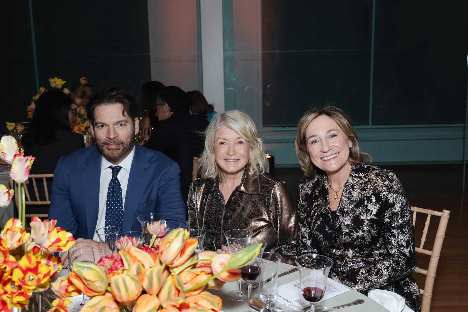 Harry Connick Jr, Martha Stewart, and Katy Knox