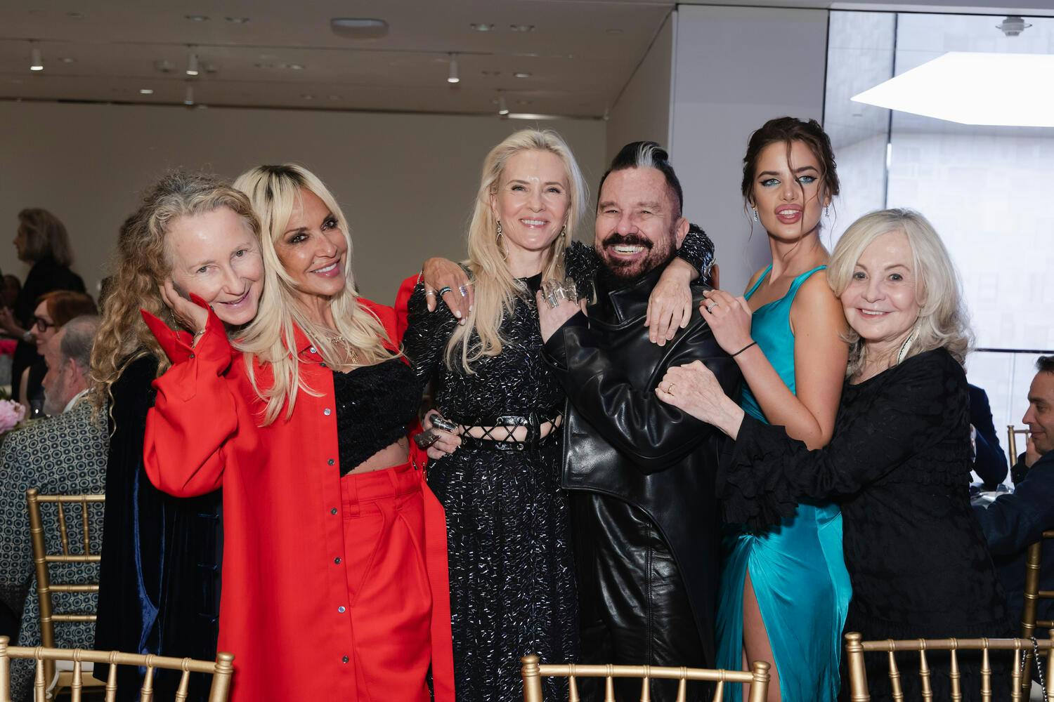 Priscilla Rattazzi, Anna Vissi, Cornelia Guest, Peter Marino, Helena Schnabel, Carol Saper