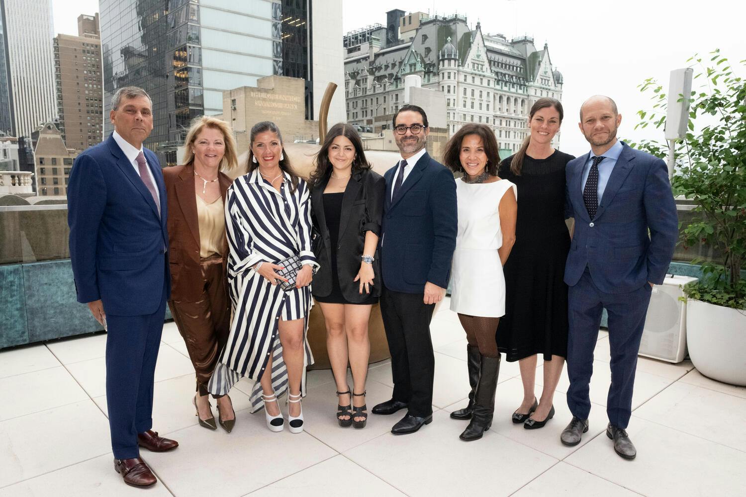 Victor and Fabe Gallo, Maral Jebejian, Katia Jebejian, Sarkis Jebejian, Jae Lee, Erin and David Feirstein