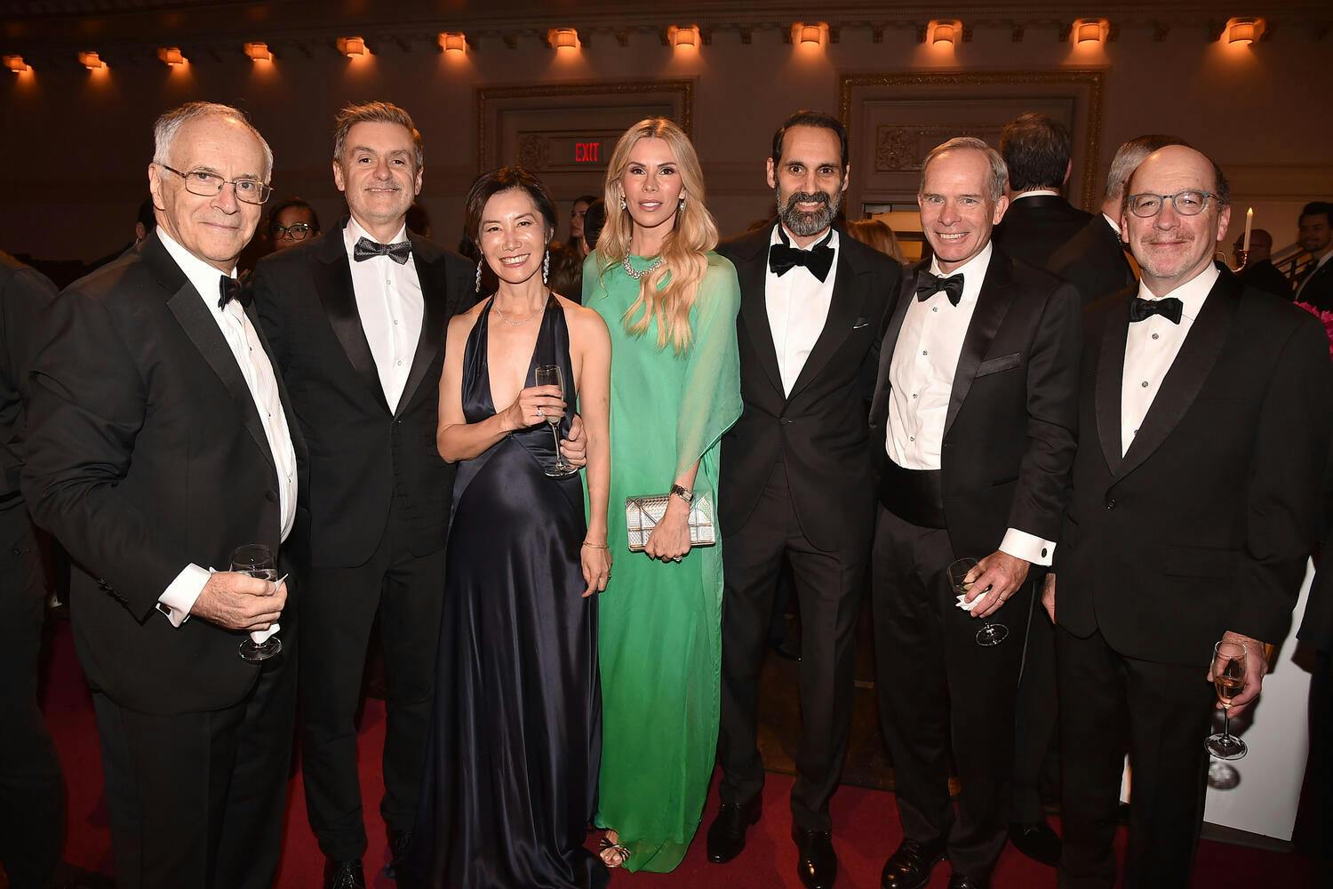 Clive Gillinson, Marco Argenti and Nanyan Li, Amanda Church and Cesar Gueikian, Matt McIlwain, Bruce Clurman