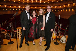Steele Cooper, Monique Lodi, Bernadette Hitt, and John Grisham