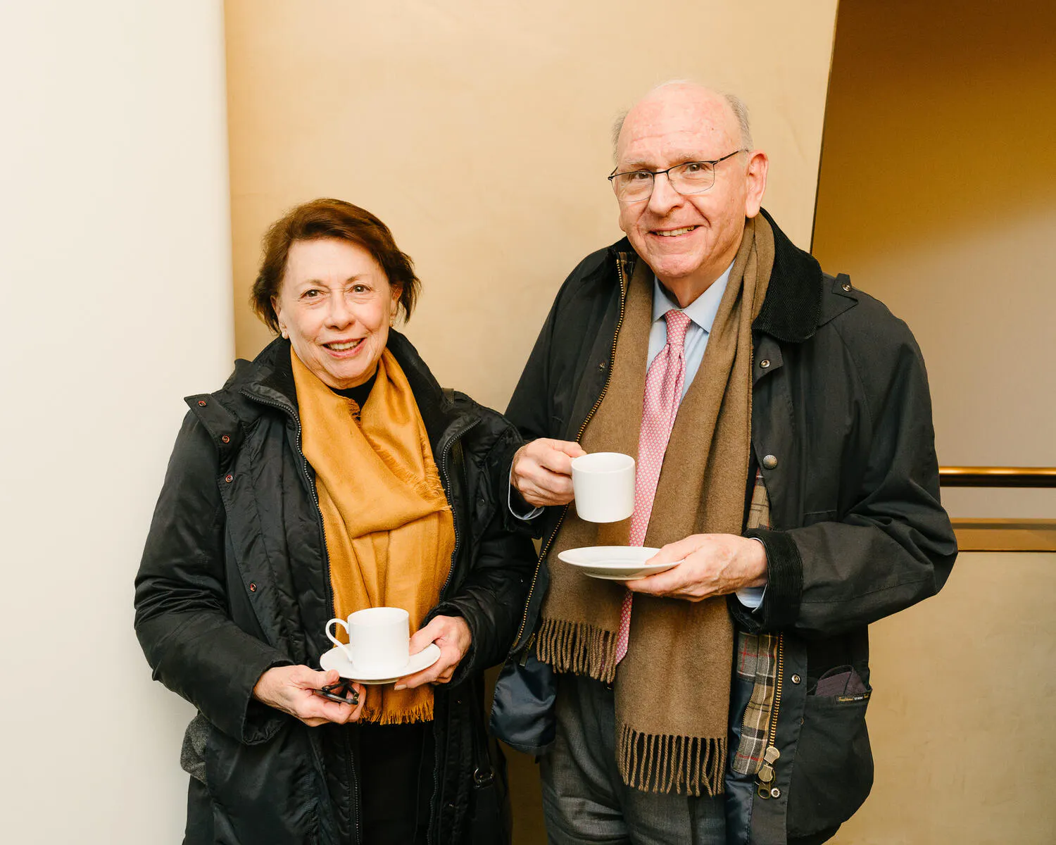 Carnegie Hall subscribers enjoy a reception in Zankel Hall Center Stage.