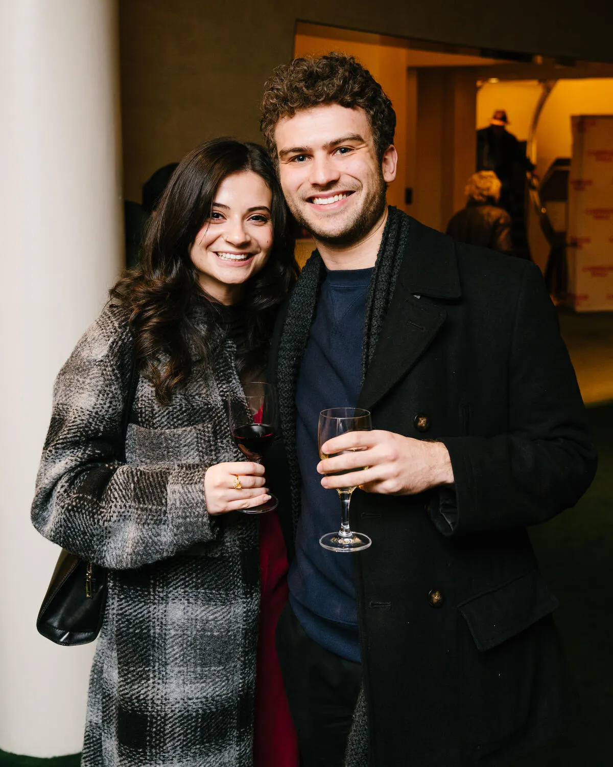 Carnegie Hall subscribers enjoy a reception in Zankel Hall Center Stage.