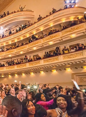 Audience in Stern Auditorium