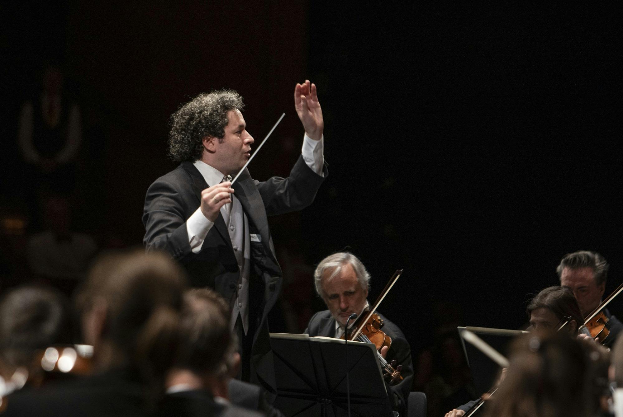 Gustavo Dudamel conducting