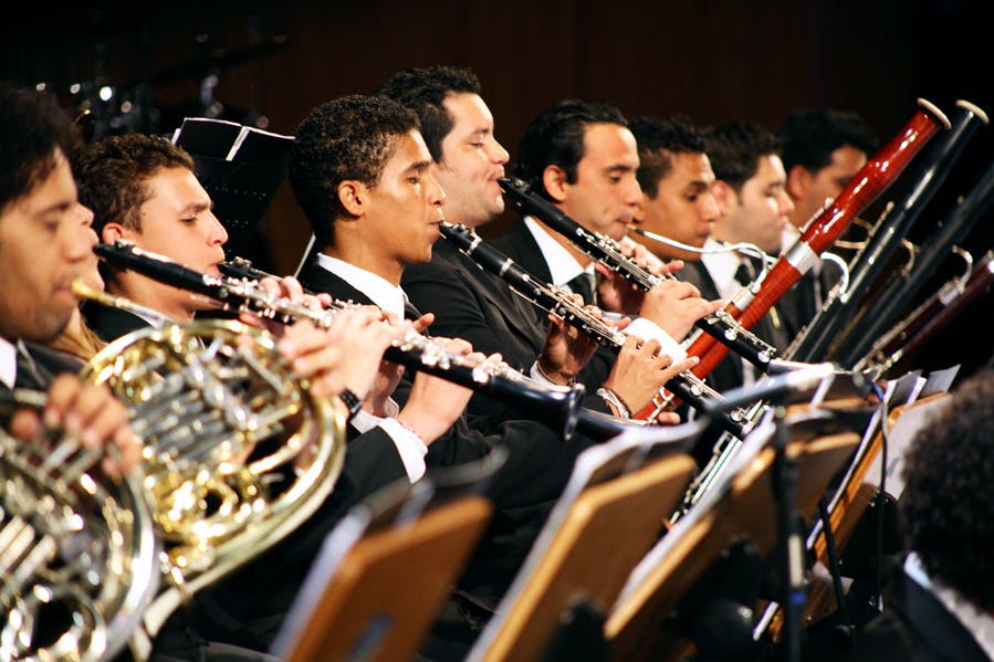 Musicians of the Simón Bolívar Youth Orchestra