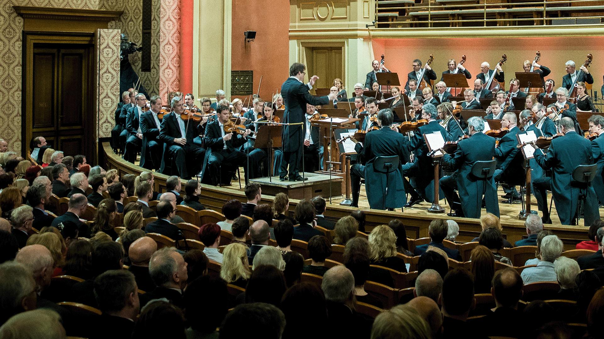 The Czech Philharmonic on stage