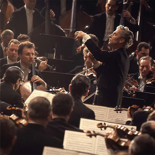 Herbert von Karajan conducting the Berlin Philharmonic