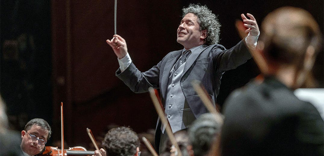 Gustavo Dudamel conducting