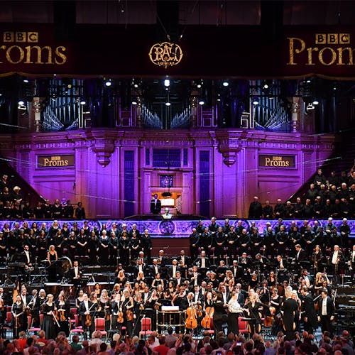 An orchestra on stage