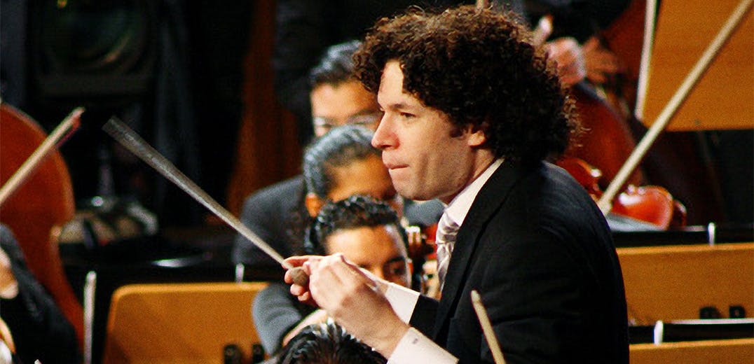 Gustavo Dudamel conducting