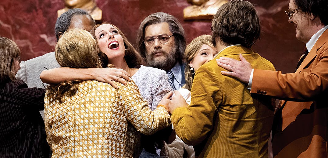 A group of people hugging