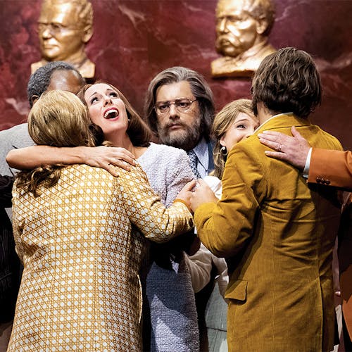 A group of people hugging